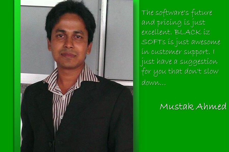 Clients Opinion of BLACK iz ,  review about BLACK iz,  Product and Services like, Website Design and Development, Software Planing, Design & Development, Search Engine Optimization (SEO), Branding SMS (Bulk SMS), Interior and Exterior Design, Online Security System, Satisfaction make a Business,  Capitalizes and Productive, make new Opportunities and Deepens,  of Business Relationships, Following down there are some client's reviews about BLACK iz.