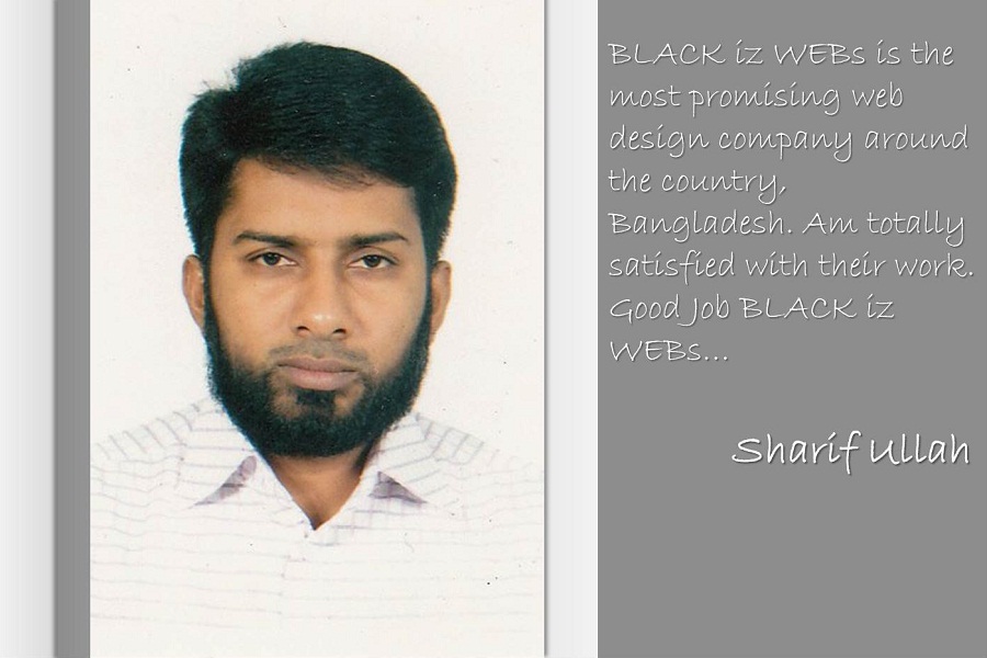Clients Opinion of BLACK iz ,  review about BLACK iz,  Product and Services like, Website Design and Development, Software Planing, Design & Development, Search Engine Optimization (SEO), Branding SMS (Bulk SMS), Interior and Exterior Design, Online Security System, Satisfaction make a Business,  Capitalizes and Productive, make new Opportunities and Deepens,  of Business Relationships, Following down there are some client's reviews about BLACK iz.