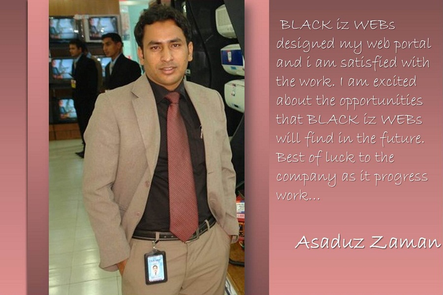 Clients Opinion of BLACK iz ,  review about BLACK iz,  Product and Services like, Website Design and Development, Software Planing, Design & Development, Search Engine Optimization (SEO), Branding SMS (Bulk SMS), Interior and Exterior Design, Online Security System, Satisfaction make a Business,  Capitalizes and Productive, make new Opportunities and Deepens,  of Business Relationships, Following down there are some client's reviews about BLACK iz.