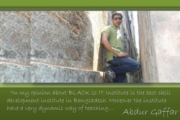 SEO expert, Web Designer, Web Developer, Graphics Designer, WordPress Developer and more till we stared, BLACK iz IT institute 